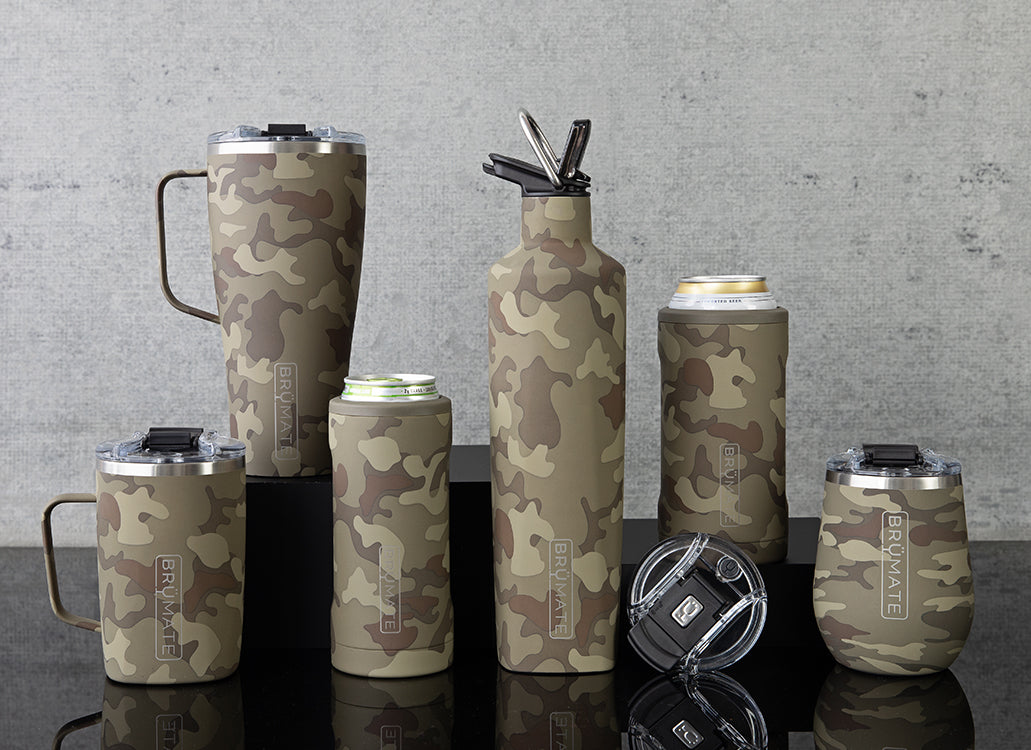 BruMate Imperial Pint 20oz Forest Camo