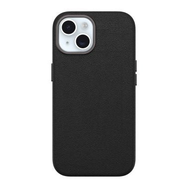 Otterbox iPhone 15/14/13 Symmetry Cactus Leather w/ Magsafe - Black Noir Ash