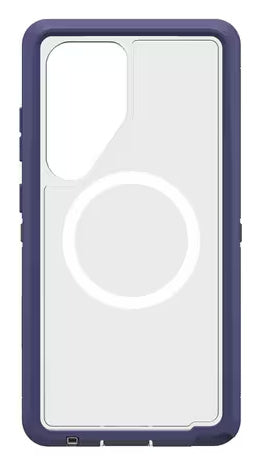 OtterBox Galaxy S25 Ultra Defender Pro XT Clear w/MagSafe Case - Violet Thunder