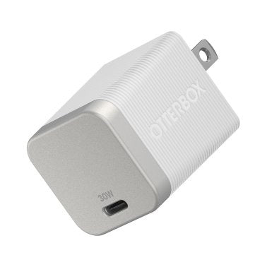 Otterbox Premium Pro Wall Charger 30W USB-C Power Delivery GaN Lunar Light (White)