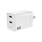 Blu Element Wall Charger Dual USB-C 35W - White