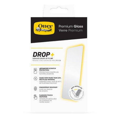 OtterBox iPhone 16 Tempered Glass Screen Protector (Premium) - Clear