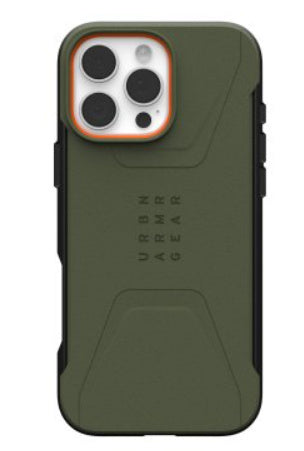 UAG iPhone 16 Pro Max Civilian MagSafe Case - Olive Drab