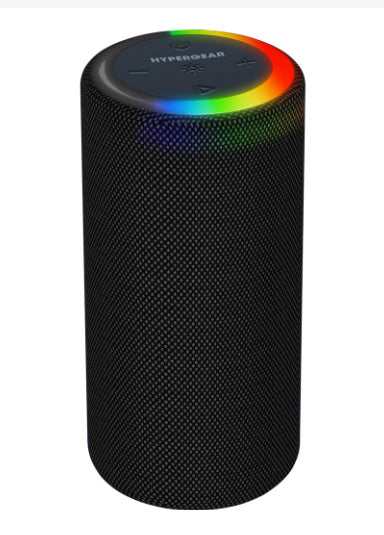 HyperGear Halo XL Wireless LED Bluetooth Speaker - Black