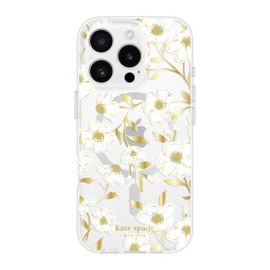 KATE SPADE iPhone 16 Pro Protective Prints w/MagSafe Case - Sunshine Floral