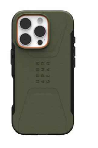 UAG iPhone 16 Pro Civilian W/MagSafe Case - Olive Drab