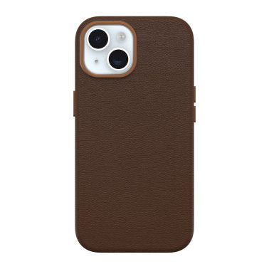 Otterbox iPhone 15-14-13 Symmetry Cactus Leather w/ Magsafe - Brown Rich Adobe