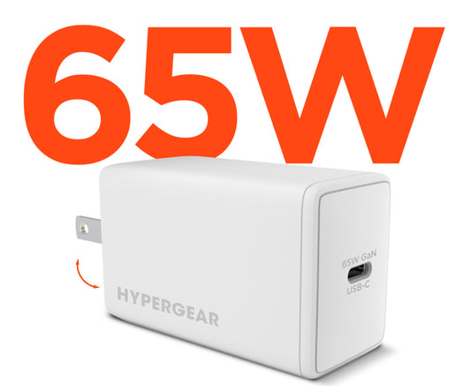 HyperGear 65W USB-C Wall Charger - White