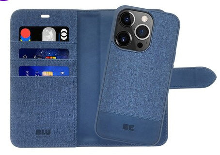 Blu Element iPhone 16 Pro Max Folio 2 in 1 Case with MagSafe - Lazuli Blue