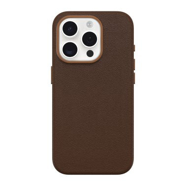 Otterbox iPhone 15 Pro Symmetry Cactus Leather w/ Magsafe - Brown Rich Adobe