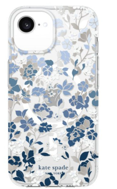 Kate Spade iPhone 16e/15/14/13 w/MagSafe Case - Flowerbed Blue