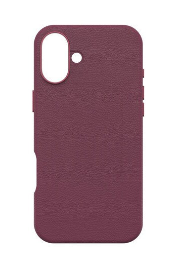 OtterBox iPhone 16 Plus Symmetry Cactus Leather W/MagSafe Case - Foxberry Pink