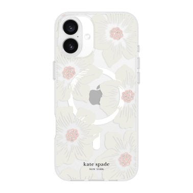 KATE SPADE iPhone 16 Plus Protective Prints W/MagSafe Case - Hollyhock Floral