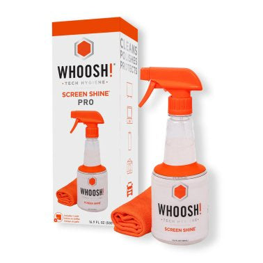 WHOOSH! Screen Shine 500mL Commercial Spray Bottle + Microfibre Cloth