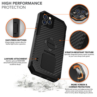 Rokform iPhone 12/12 Pro Rugged - Black