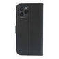 Valenta iPhone 12/12 Pro Book Case Leather Gel Skin - Black