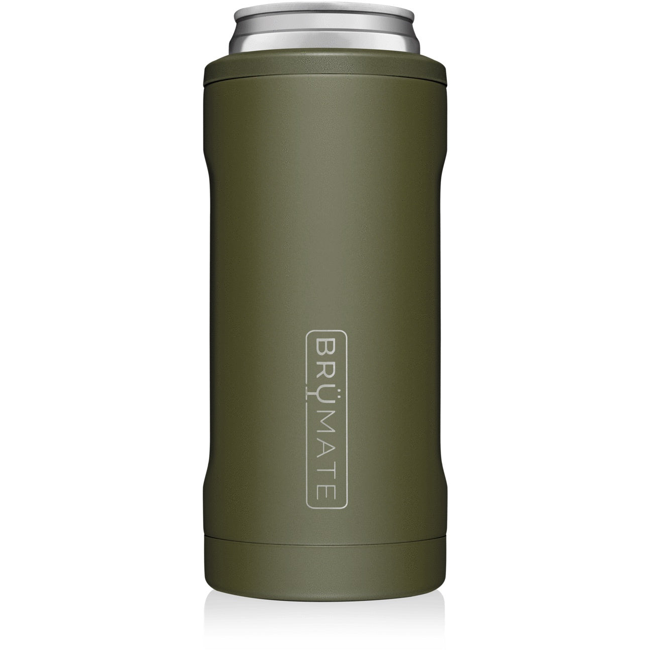 BruMate Hopsulator Slim (12oz slim cans) - OD Green