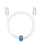 Blu Element Braided Charge/Sync USB-C to Lightning 4ft - White