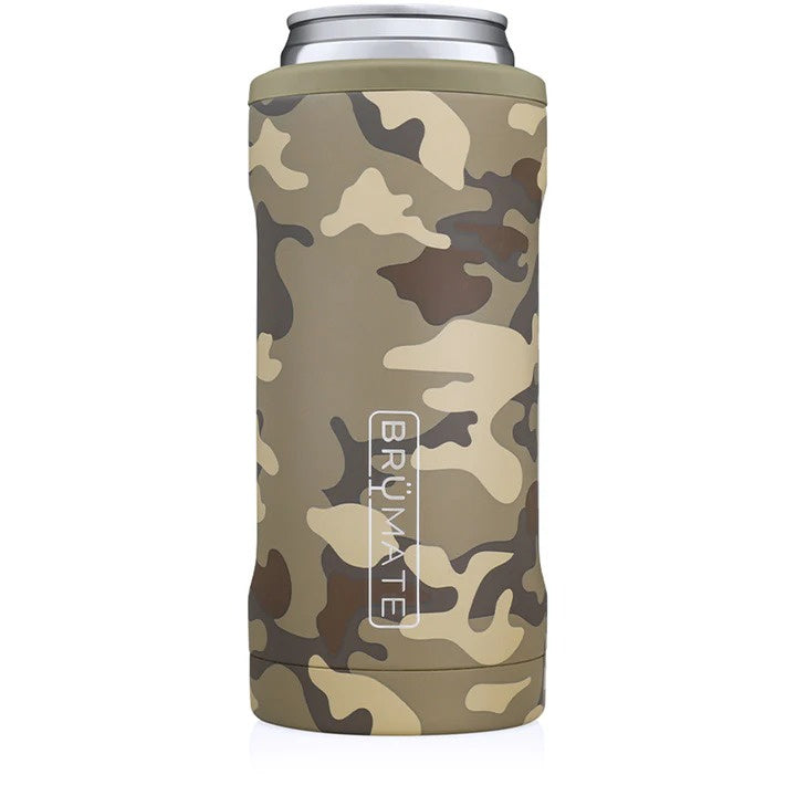 BruMate Hopsulator Slim (12oz slim cans) - Forest Camo