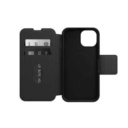 OtterBox iPhone 15 Strada Folio MagSafe - Shadow (Black)