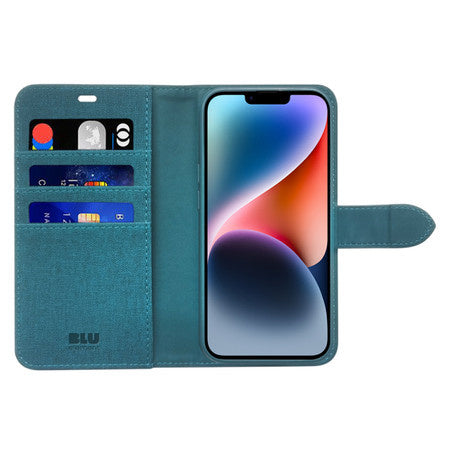 Blu Element iPhone 15/14/13 Folio 2 in 1 Case - Teal Green