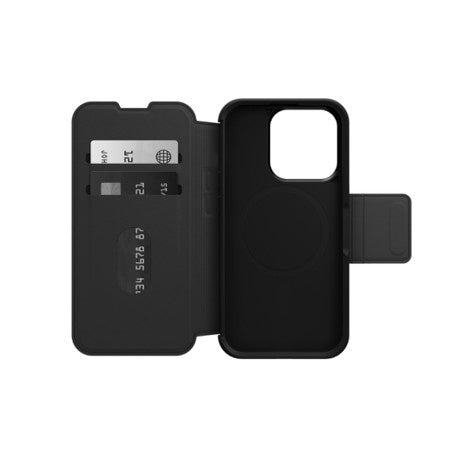 OtterBox iPhone 15 Pro Strada Folio MagSafe - Shadow (Black)