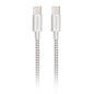 HyperGear 10 ft. USB-C to USB-C Braided Charge and Sync Cable - White