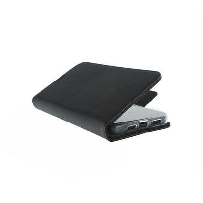 Valenta iPhone 12/12 Pro Book Case Leather Gel Skin - Black