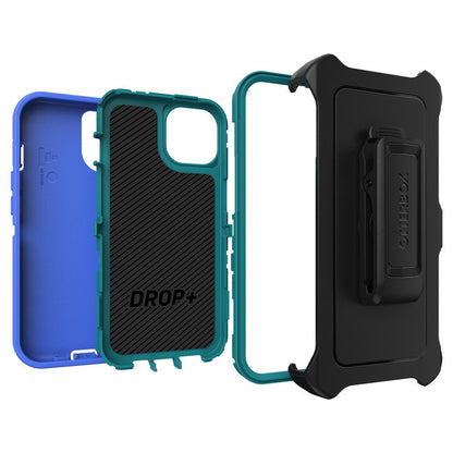 Otterbox iPhone 14 Plus Defender Case - Rain Check (Blue)