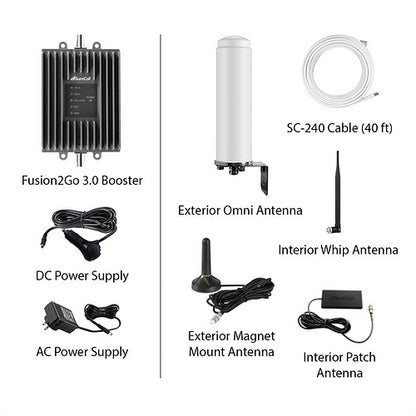 SureCall Fusion2Go 3.0 RV Signal Booster Kit