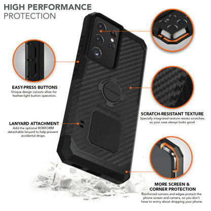 Rokform Galaxy S21 Ultra 5G Rugged - Black