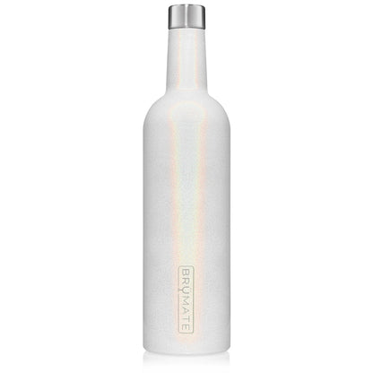 BruMate Winesulator 25oz Wine Canteen - Glitter White