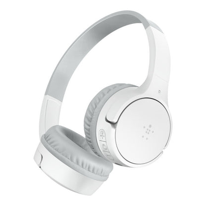 Belkin - SOUNDFORM Mini On-Ear Wireless Headphones White with Micro-USB Cable