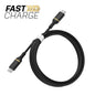 OtterBox Charge/Sync Fast Charge USB-C to USB-C Cable 6ft - Black