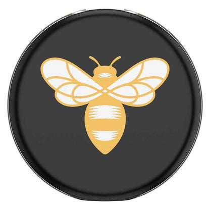 PopSockets - PopGrip Lips - Burt's Bees Bee Logo Black